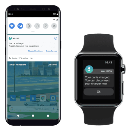 wallbox értesítések-app-pulsar